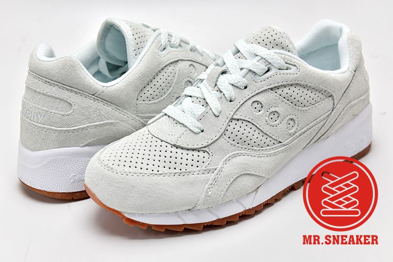 ☆Mr.Sneaker☆ SAUCONY SHADOW 6000 避震 緩震 跑鞋專家復古 勞斯萊斯 愛爾蘭咖啡 Irish Coffee 限量 精品 麂皮 白