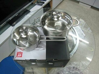 德國 雙人牌 TWIN Nava 不鏽鋼鍋具二件組 (單柄鍋16cm.雙耳鍋20cm) 原廠公司貨