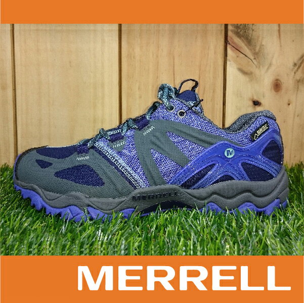 MERRELL GRASSBOW GORE-TEX防水 女款低筒登山健行鞋 抓地大底 紫色