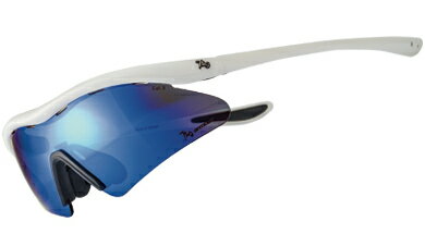 720armour Rider 運動太陽眼鏡 T337Lite-5 霧白框灰藍色多層鍍膜防爆PC片