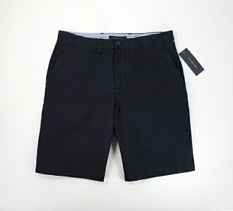 美國百分百【全新真品】Tommy Hilfiger TH 男褲 黑色 短褲 休閒褲 工作褲 32 36 40腰 大尺碼 特價