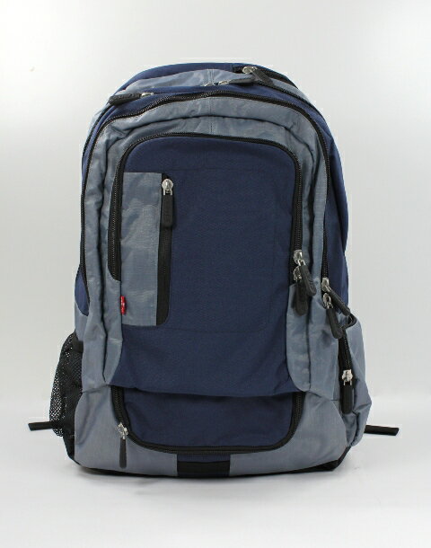 美國百分百【全新真品】Levis 專櫃 男包 女包 後背包 藍色 旅行袋 書包 登山包 大容量 包