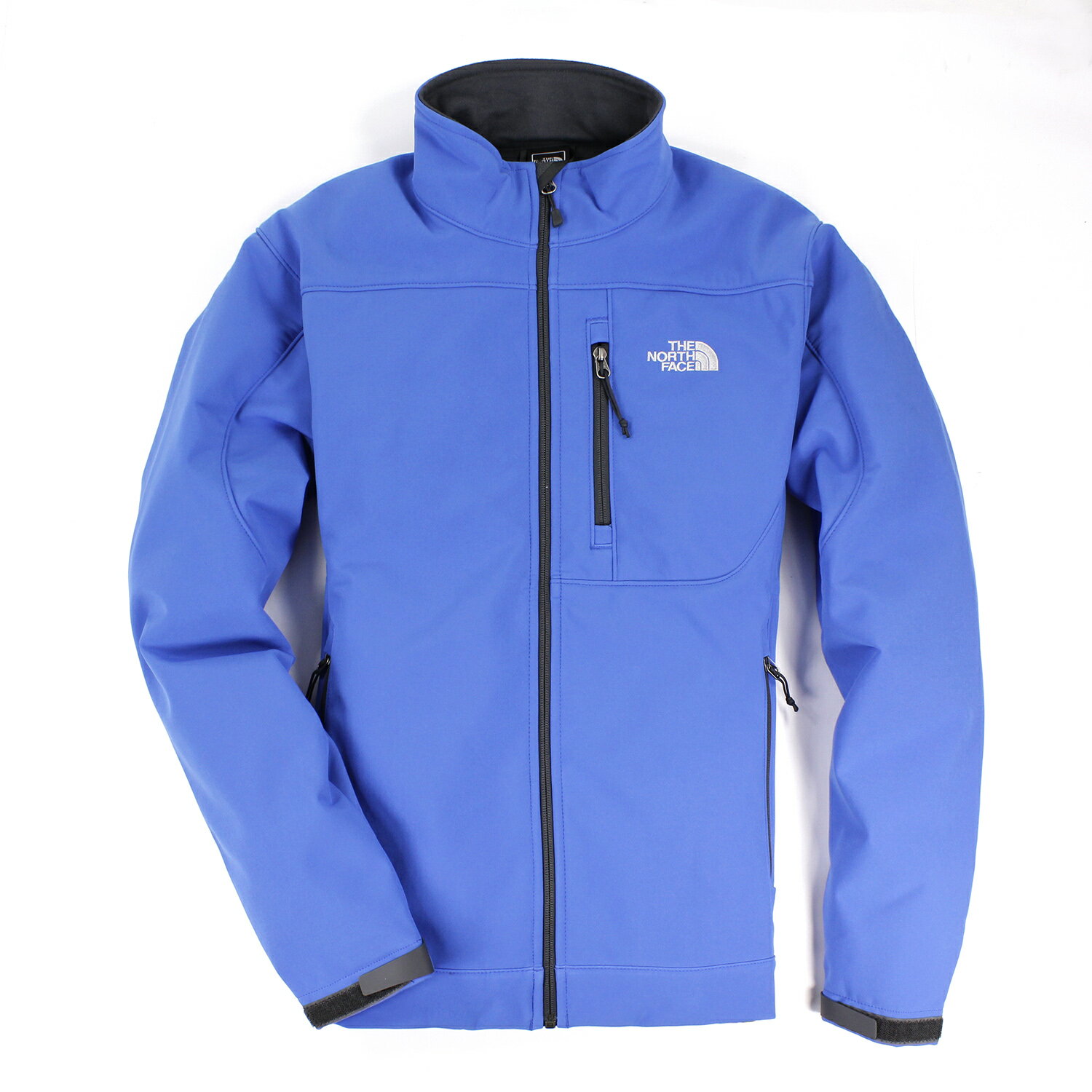 美國百分百【全新真品】The North Face 男衣 保暖 登山 防風 外套 防水 軟殼 夾克 藍 S M B961 - 限時優惠好康折扣