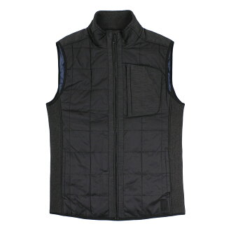 美國百分百【全新真品】Calvin Klein 背心 上衣 鋪棉 黑 口袋 防風 防寒 保暖 男 M號 E400