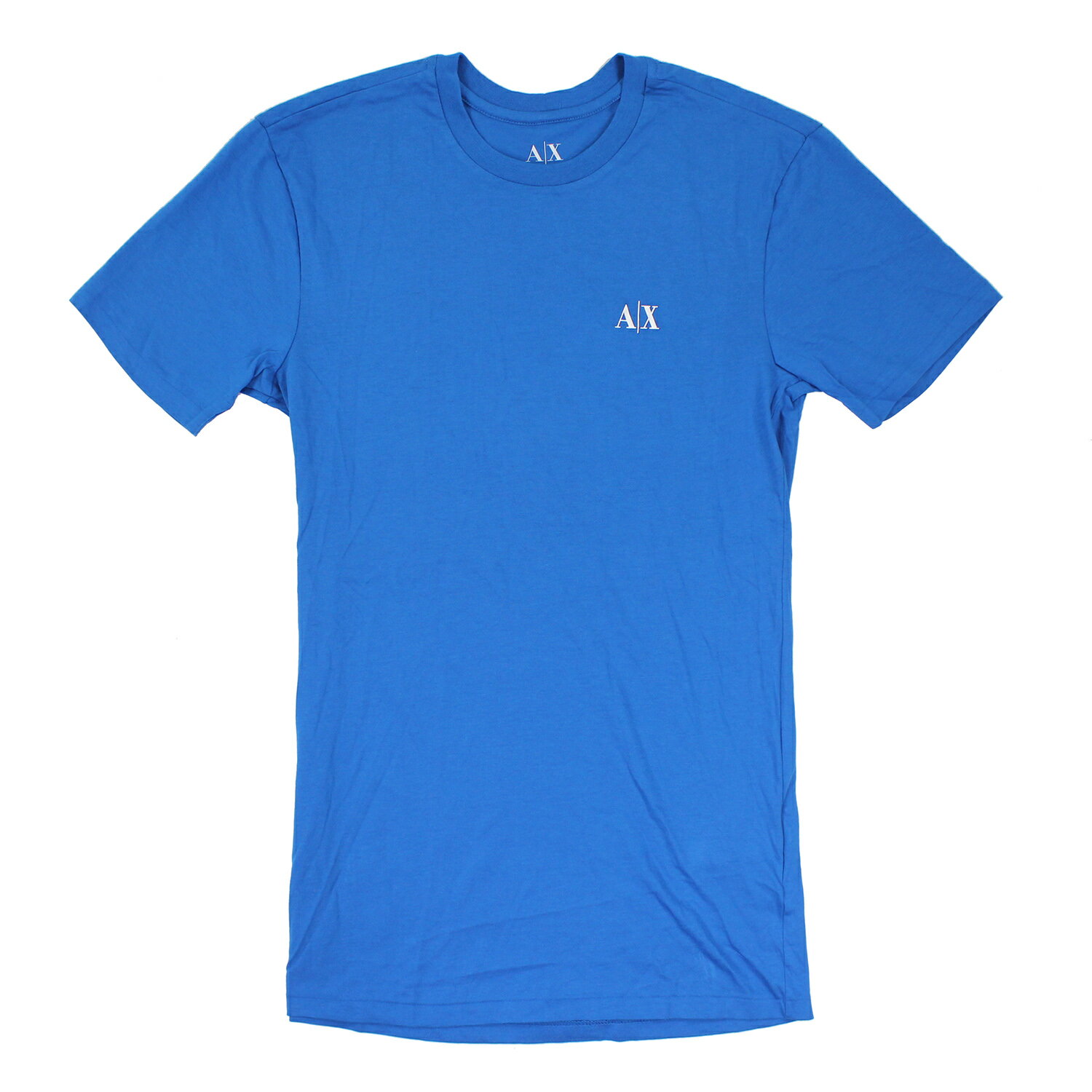 美國百分百【Armani Exchange】T恤 AX 短袖 文字 上衣 T-shirt 藍 XS M XL E679