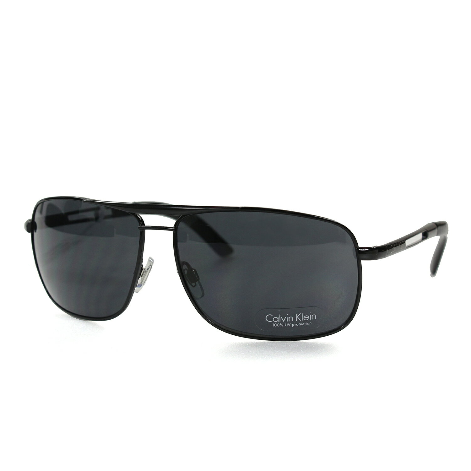 美國百分百【全新真品】Calvin Klein 太陽眼鏡 CK 墨鏡 配件 眼鏡 抗UV 騎士 黑灰 F064