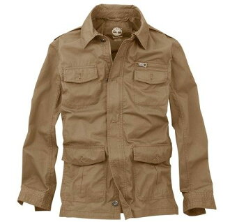 美國百分百【全新真品】Timberland 男 咖啡色 外套 夾克 連帽外套 立領 風衣 騎士 免運 M 號