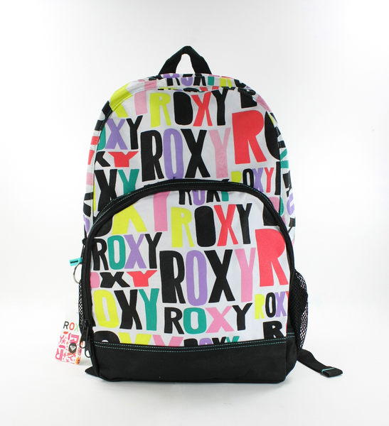 美國百分百【全新真品】ROXY 女生 後背包 學生包 外出包 上課 逛街 約會 logo 字母 貨付