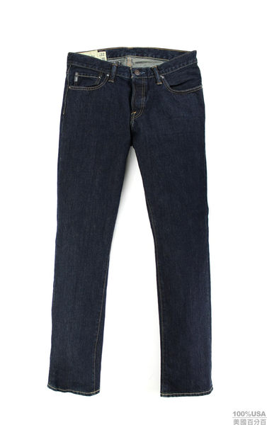 美國百分百【全新真品】Abercrombie & Fitch AF 小窄管 牛仔褲 28 30 31 33 34 36 極深藍 硬挺 修身 貨付