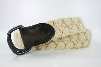 美國百分百【全新真品】Abercrombie & Fitch AF 麋鹿 男 米白 28 30腰 皮帶 腰帶 編織 皮革 貨付