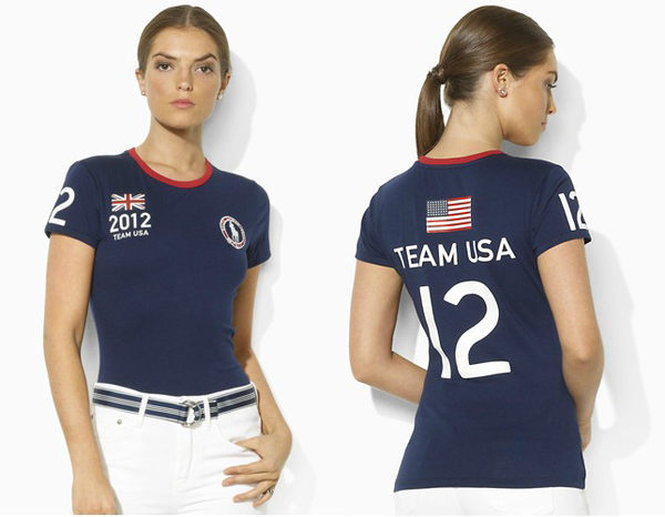美國百分百【全新真品】Ralph Lauren RL 美國 國家 代表隊 TEAM USA 女款 奧運 圓領 T恤 代購