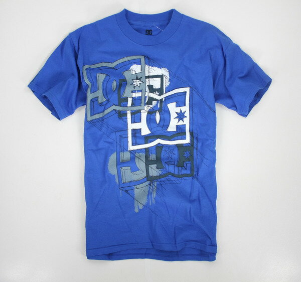 美國百分百【全新真品】DC 音樂祭 衝浪 潮流 亮藍色 logoT 男生 短袖 T恤 風格T 超取