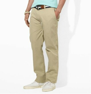 美國百分百【全新真品】Ralph Lauren RL POLO 刷破洗舊 休閒褲 工作長褲 卡其褲 咖啡 31 34腰