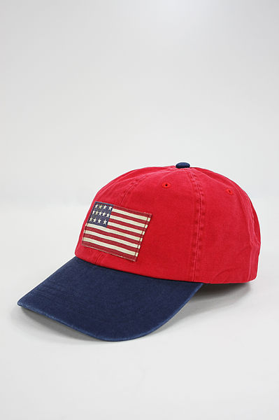 美國百分百【全新真品】Ralph Lauren 貼布國旗 仿舊 刺繡 usa 小馬 配色 棒球帽 休閒 男帽 Polo