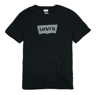美國百分百【全新真品】levis 冠希 木村 經典 logo 刷色 T恤 T-shirt 潮流T 深藍 黑色 板橋門市