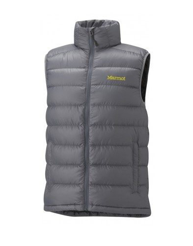 美國百分百【全新真品】Marmot 登山品牌 羽絨 保暖 背心 運動背心 輕巧 男 女 灰色 M號 門市