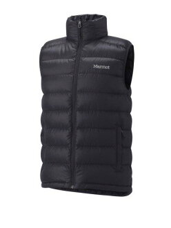 美國百分百【全新真品】Marmot 登山品牌 羽絨 保暖 背心 運動背心 輕巧 男 女 黑色 M號 門市