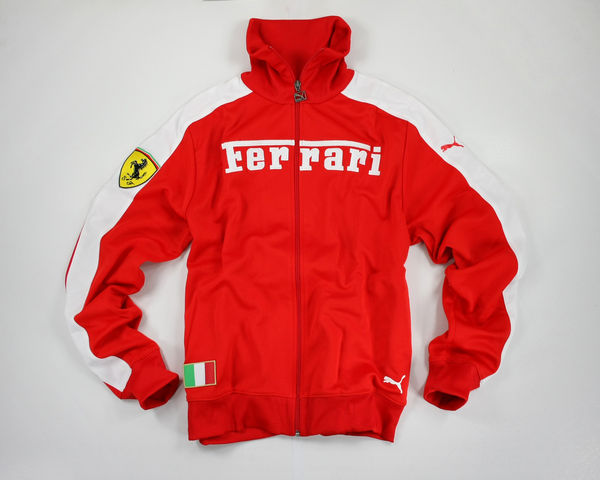 美國百分百【全新真品】Ferrari Puma Track SweatTop 經典款 法拉利賽道 男外套 紅色 夾克 美國