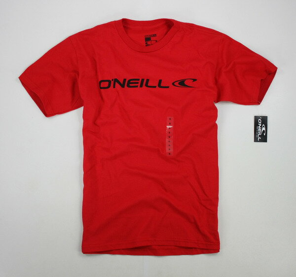 美國百分百【全新真品】Oneill Tee 衝浪T 男款 上衣 素T 紅色 logoT 短袖 T恤 T-shirt S號 現貨