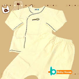 [ Baby House ] ◤純棉-台灣製◢素色嬰兒肚衣套裝【愛兒房生活館】