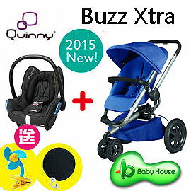 [ Baby House ] Quinny Buzz Xtra 氣壓式運動休旅越野推車/嬰兒推車(贈CabrioFix 新生兒提籃)再送2好禮:多功能涼風夾扇及加大圓形遮陽板【愛兒房生活館】