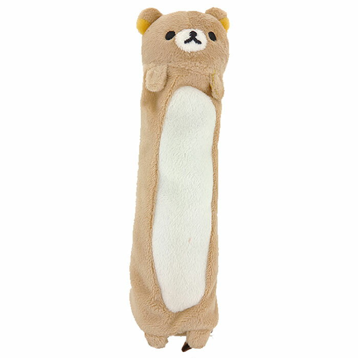 大田倉 日本進口正版 Rilakkuma 拉拉熊 懶懶熊 SAN-X 造型絨毛筆袋 文具用品 筆盒 造型 511476