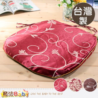 台灣製緹花椰棕餐椅墊(A.B.C) 魔法Baby~id183