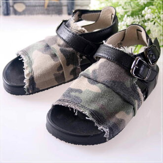 魔法Baby KUKI 酷奇迷彩帥氣系童鞋s4860