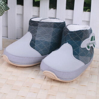 魔法Baby 【KUKI 酷奇可愛車車舒柔寶寶鞋/高筒鞋男童鞋s1975】時尚設計童鞋