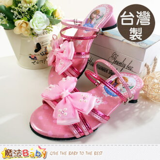 女童涼鞋 台灣製迪士尼冰雪奇緣卡通女童涼拖鞋 魔法Baby~sa54003