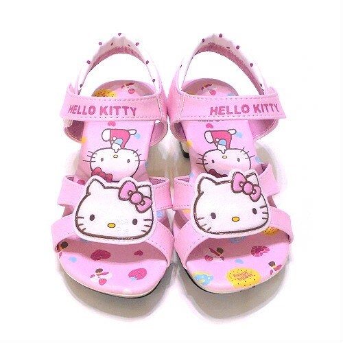 【錢豪童裝童鞋】三麗鷗Hello Kitty低跟涼鞋