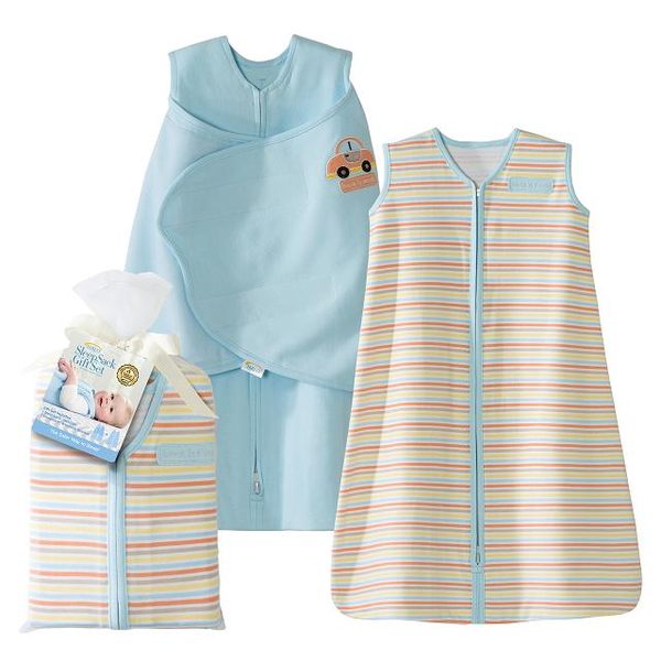 HALO SleepSack (HA-3591)藍色系 兩件組純棉睡袍組合 2-Piece Gift Set