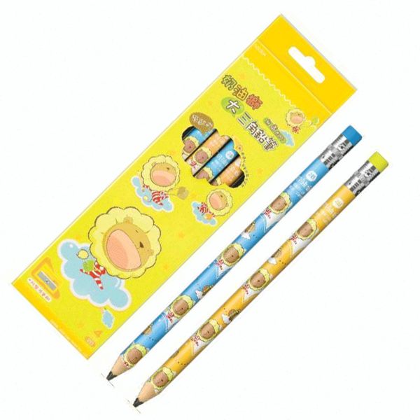 奶油獅50/4學齡前兒童專用鉛筆4支/盒