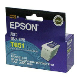 EPSON T051150 黑色原廠墨水匣