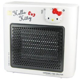 【真愛日本】12110300001 陶瓷暖風機-白色 三麗鷗Hello Kitty 凱蒂貓 台灣限定款
