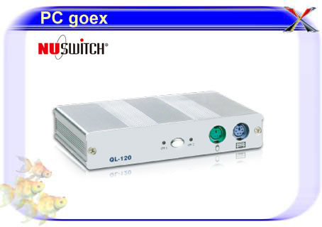 五角2埠PS2電子式電腦切換器/NUSWITCH QL-120  