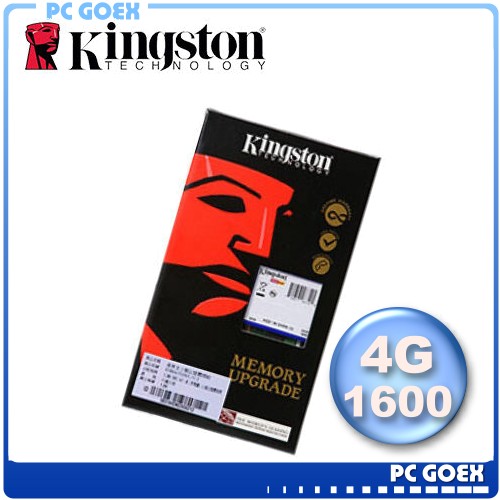 金士頓 4G / 4GB DDR3 1600 桌上型記憶體 Kingston 終身保固 ☆pcgoex 軒揚☆  