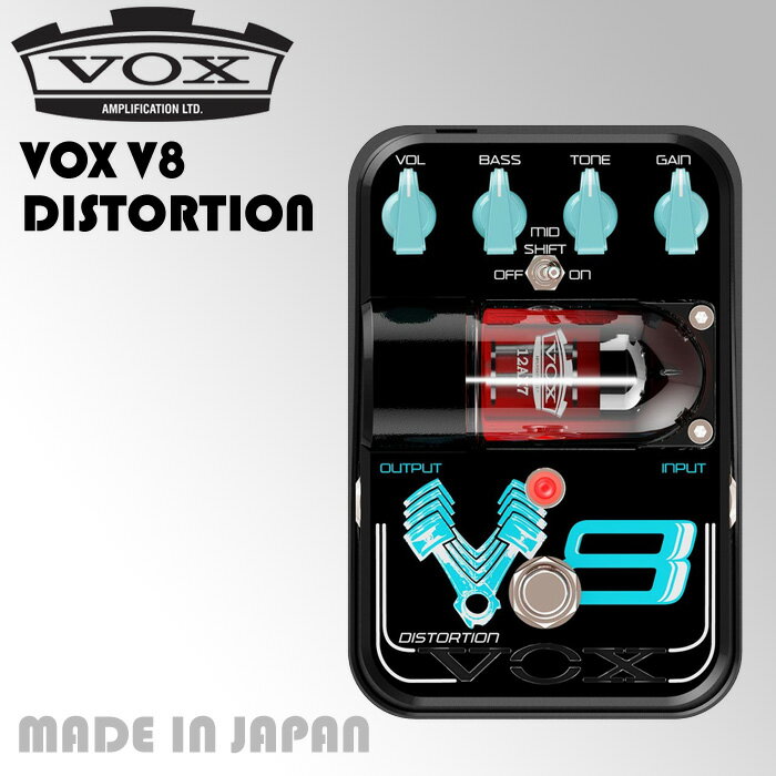 【非凡樂器】VOX V8 DISTORTION 【tone garage系列】電吉他真空款單顆效果器/公司貨一年保修