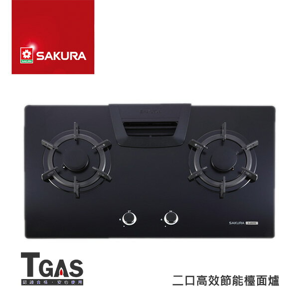 SAKURA櫻花 二口高效節能檯面爐【G-2825G】含基本安裝