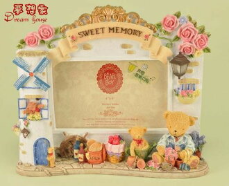 可愛海洋風車小熊 感應音樂燈相框 4x6《可愛細緻》★ 夢想家精品生活家飾 ★