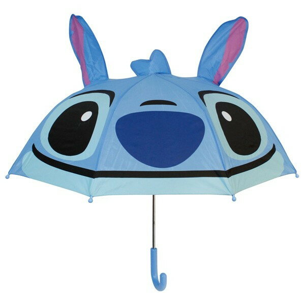 【真愛日本】16080400028	立體造型雨傘47cm-史迪奇大臉藍迪士尼 星際寶貝 史迪奇雨晴傘 造型傘