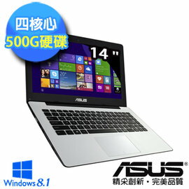 ASUS X453MA 家用筆記型電腦 紫/白/粉 三色 14/N3540/4GB/500G5400轉/SM/Win8.1  