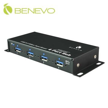 BENEVO 工業型鐵殼 4埠USB3.0集線器 ( BUH334 )  