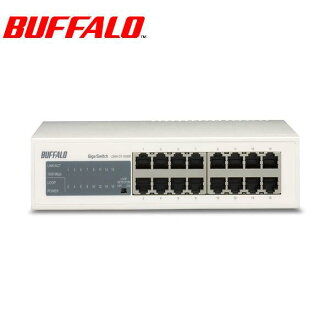 Buffalo LSW4-GT-16NSR-TW 16埠鐵殼GIGA交換器