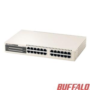 Buffalo LSW4-GT-24NSR-TW 24埠鐵殼GIGA交換器
