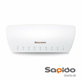 SAPIDO GS810w 8埠智慧兩用型Gigabit光速交換器 高速飆網、獨家QoS、風暴偵測