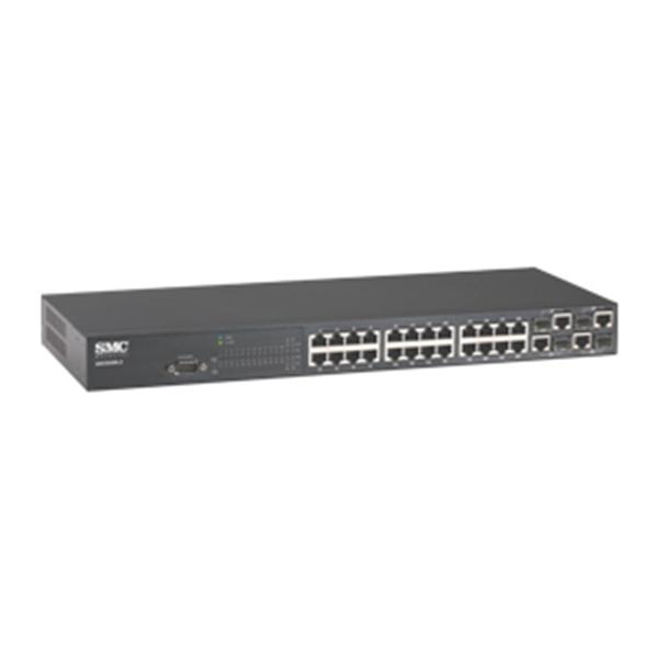 SMC 8028L2 TigerSwitch 10/100/1000第二層網管交換器