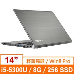 Toshiba Z40-B PT459T-00R00C(金)Ultrabook筆記型電腦 14W HD+/i5-5300U/8G/256G SSD/nVIDIA N16S-GM 2GB/W7 PRO+W8 PRO  