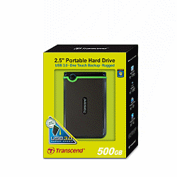 創見USB 3.0,2.5吋500G SATA,防震系列 行動硬碟TS500GSJ25M3