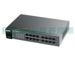 ZyXEL ES1100-16P L2 無網管型網路交換器